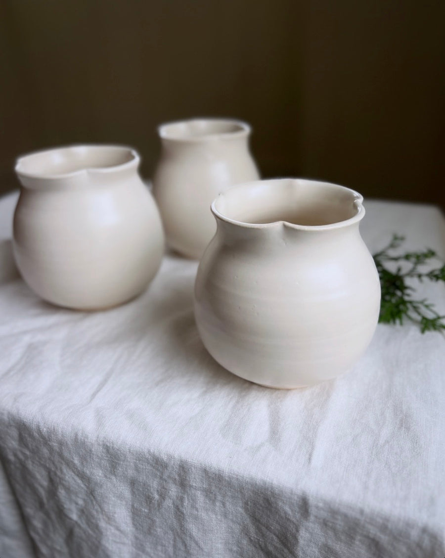 Scalloped Bud Vase