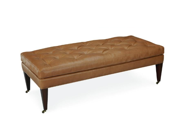 Lee Industries Leather Ottoman