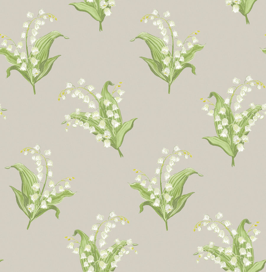 Farmington Lily of the Valley Wallpaper