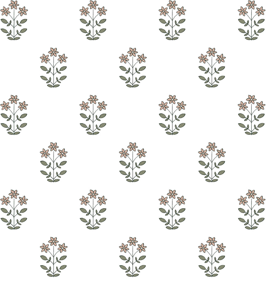 Kit Floral Wallpaper